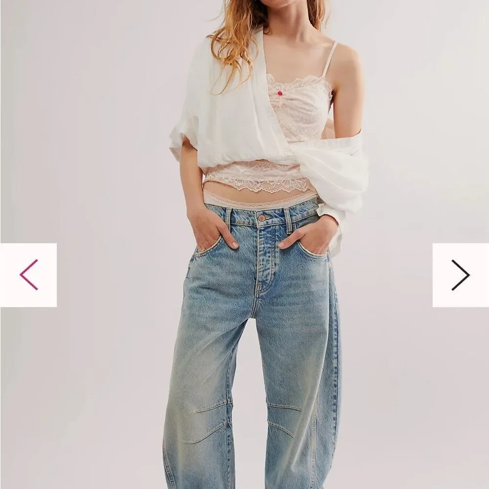 Free People Lacey Essential Cami in Sea Salt